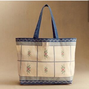 Sezane x Baziszt Limited Edition Floral Tote Bag